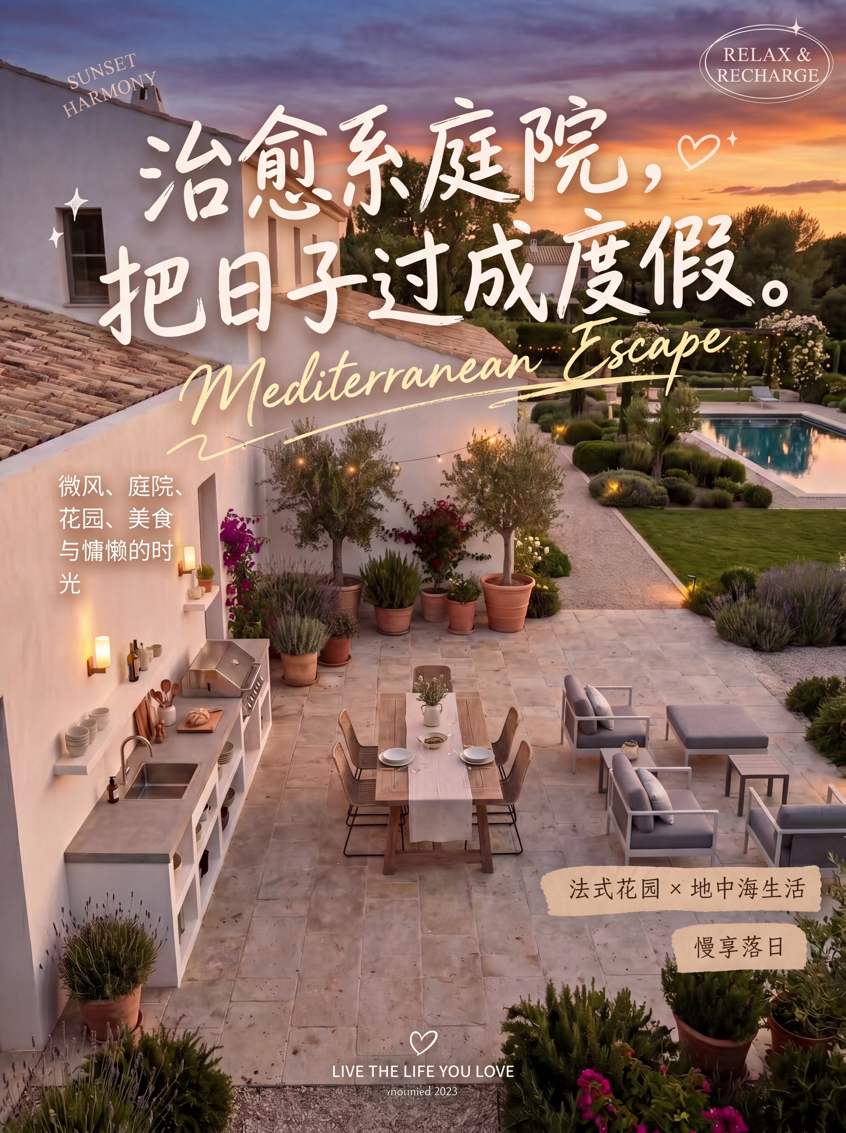 治愈系庭院，把日子过成度假